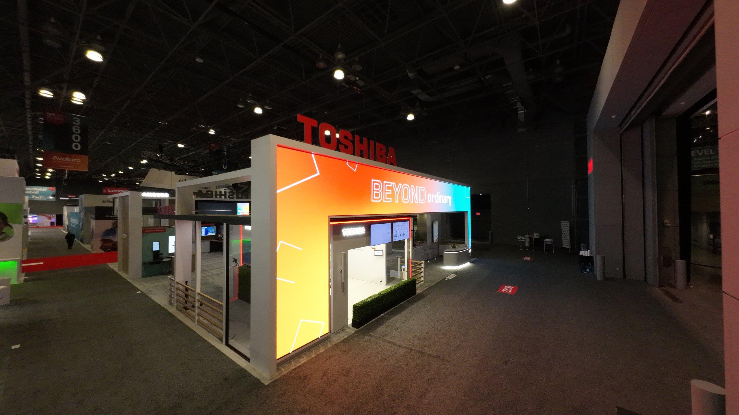 TVs and Monitors on a live event floor