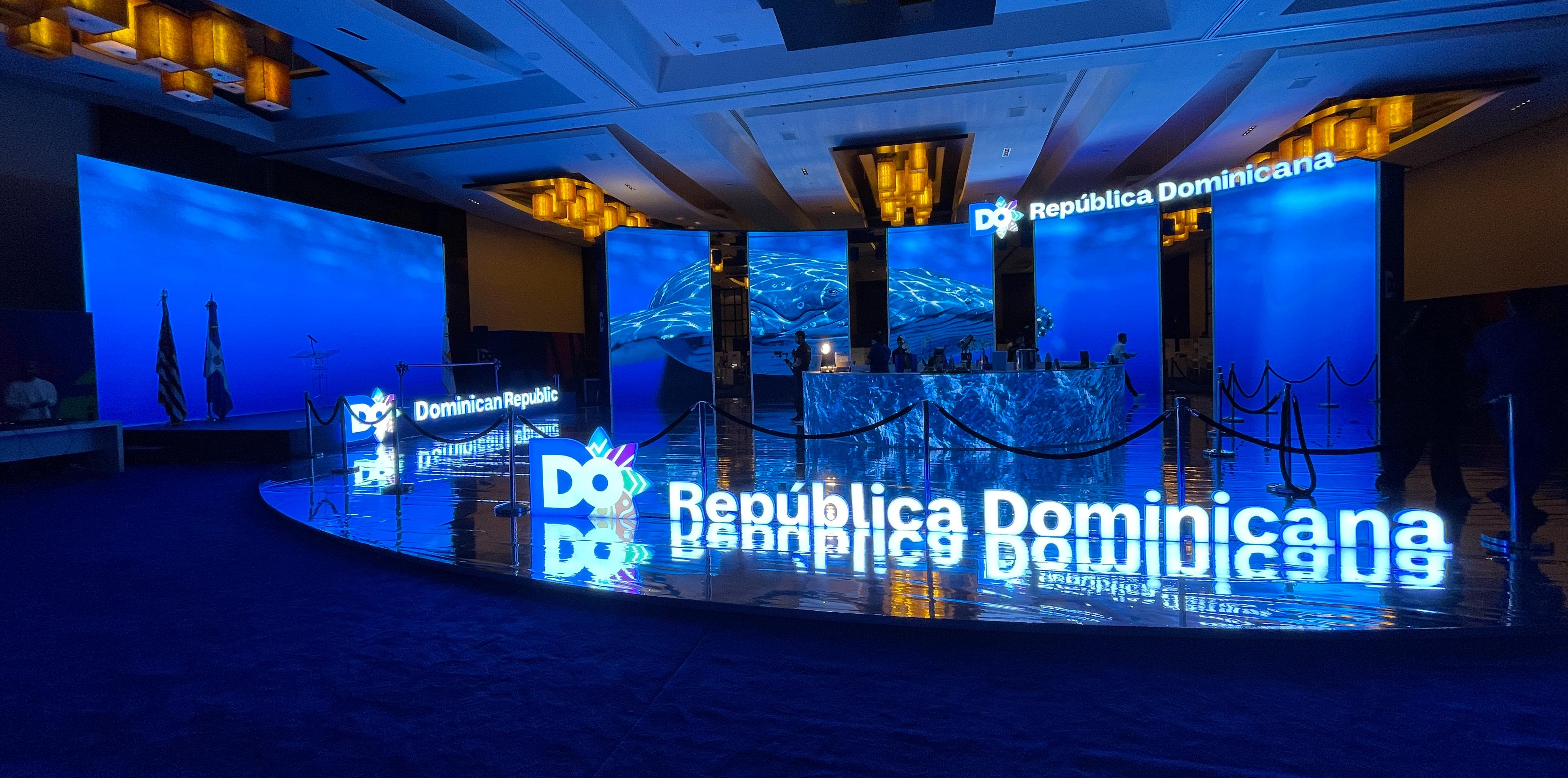 Dominican Republic Tourism Showcase LED build